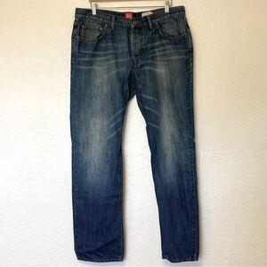 BOSS Orange by Hugo Boss Regular Fit Blue Denim Jeans, Size 38x34 Men’s